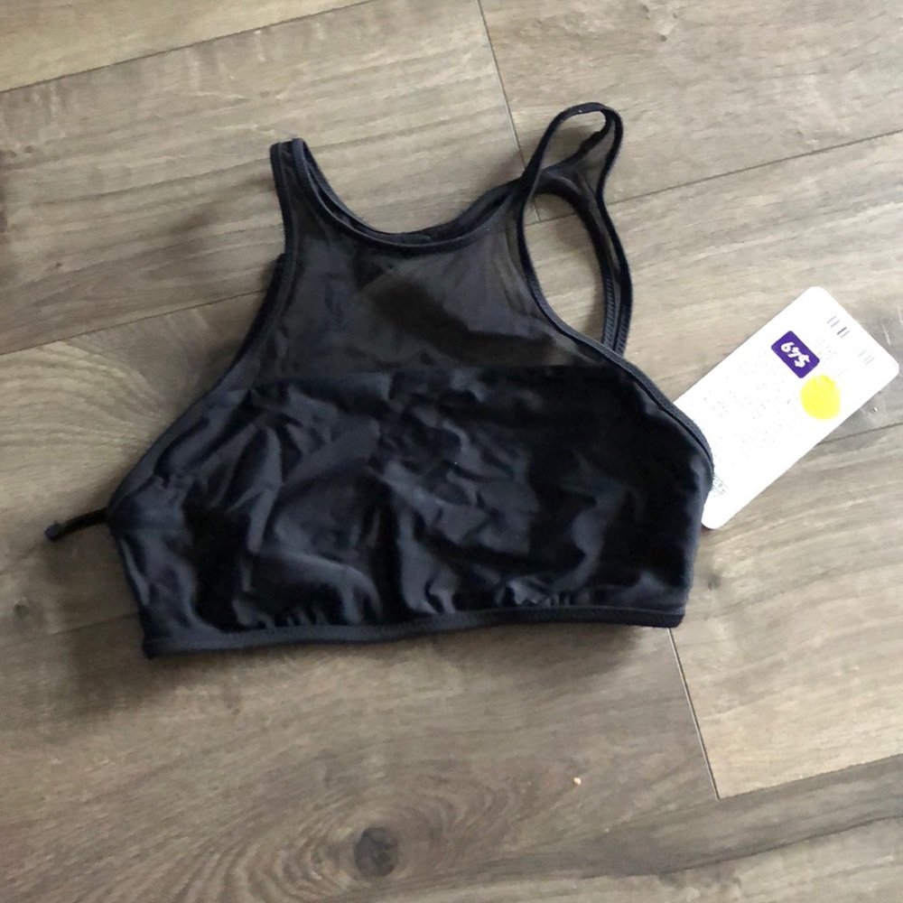 Salty swim racer top